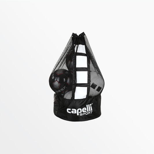 Capelli Sport Small Ball Bag with Exterior Zip Pocket and Writable Area.