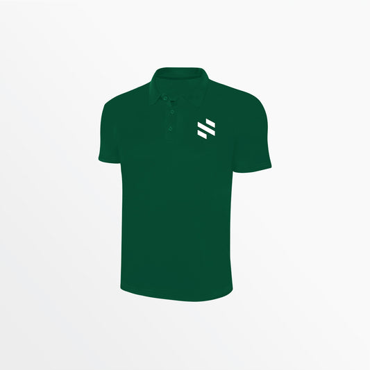Cotton Polo - GREEN WHITE
