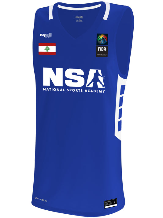 NSA BASKETBALL JERSEY RYL BLUE/WHITE