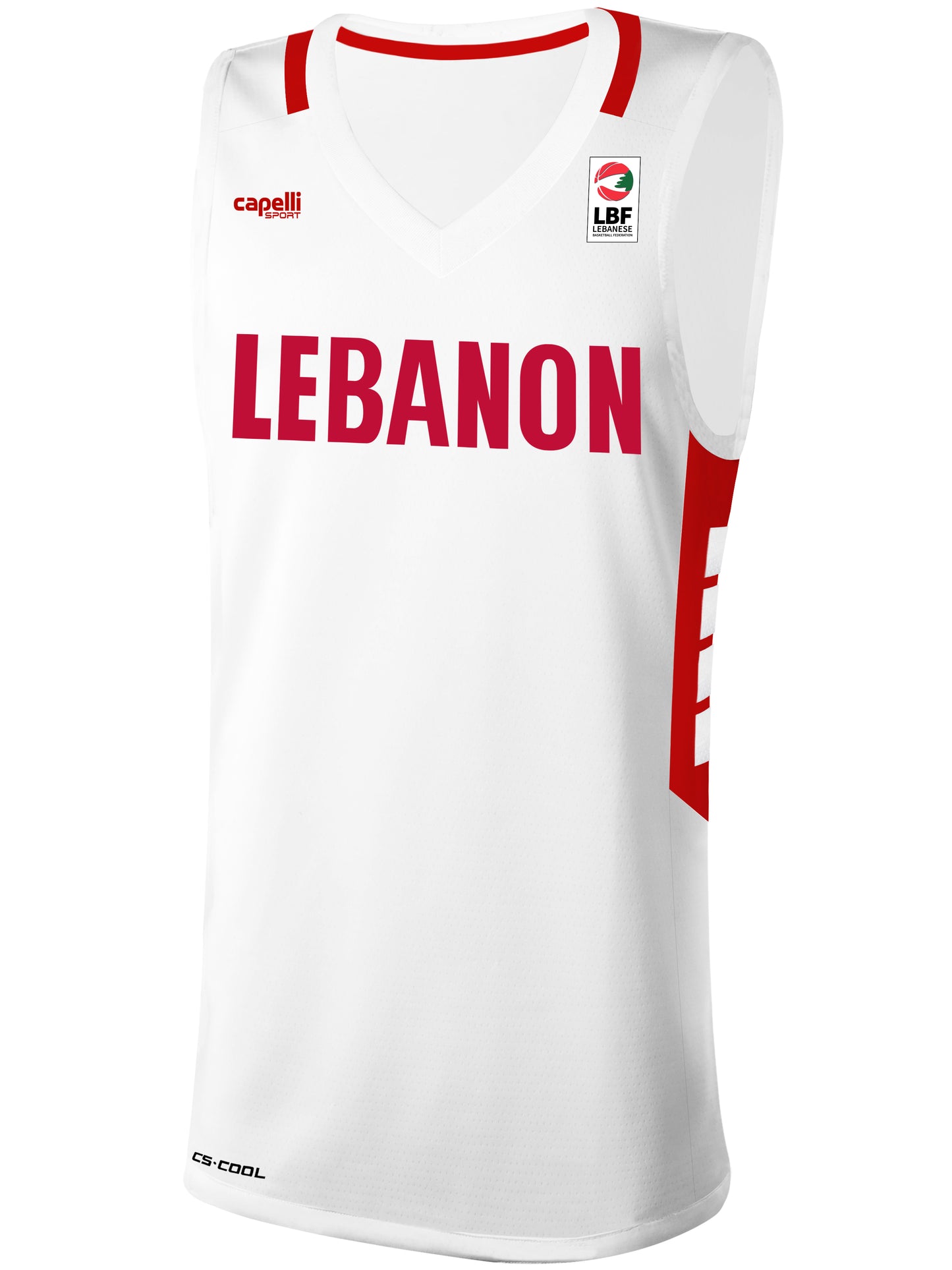 Lebanese National Team (2024 Edition) Jersey Unisex White