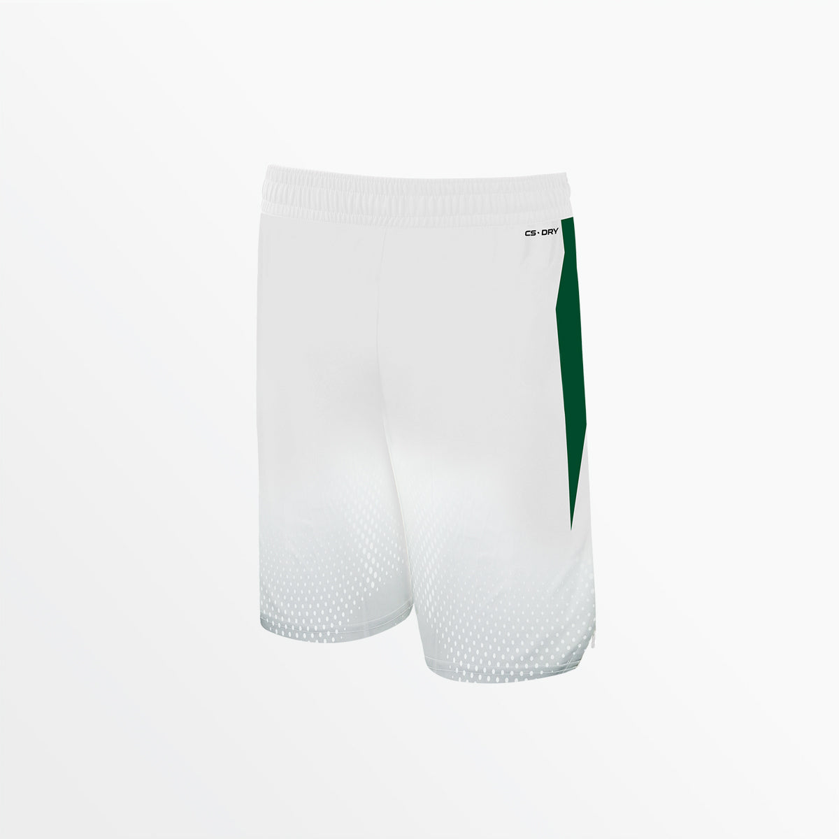 Youth Basketball Shorts White/Sag Green