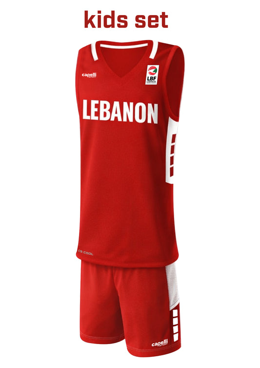 Kids Set Lebanese National Team (2024 Edition) RED